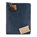 Hide & Drink, Zippered Journal Cover for Moleskine Notebook, XXL Size (8.5 x 11 in. Notebook NOT Included) Full Grain Leather, Handmade, Slate Blue