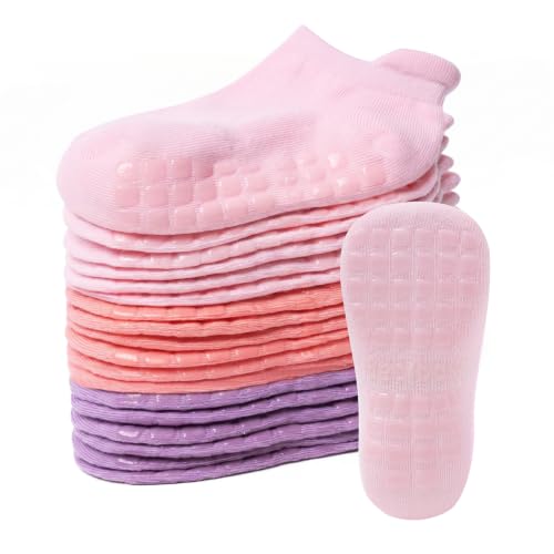Bearbay Non-Slip Baby Cotton Ankle Socks with...