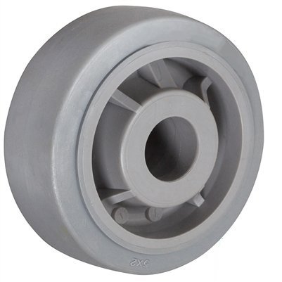 CasterHQ - 6 X 2 Gray Thermo Rubber (Non Marking) Wheel - 500 LBS Capacity