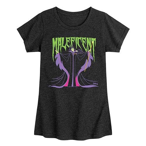 Disney - Villians - Maleficent - Toddler & Youth Girls Short Sleeve Graphic T-Shirt
