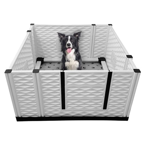 Image of EZwhelp EZclassic 48x48x28 in Whelping Box for Breeders, Durable & Portable