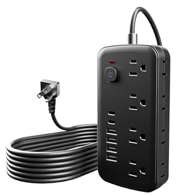 JouleLoom Surge Protector Power Strip - 8 AC Ou...