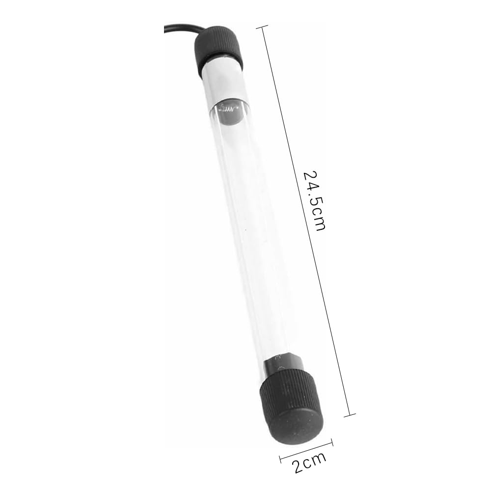 Alnicov 220V 13W LED Impermeabile Anti Alghe Aquarium Light Lampada di disinfezione UV sommergibile Luce LED subacquea