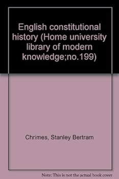Hardcover English Constitutional History [Unknown] Book