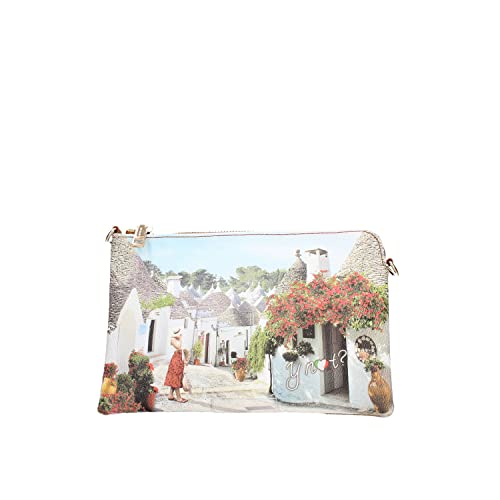 Clutch Donna YNot? YES384S2-TRULLI multicolore avec motif italien