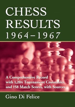 Chess Results, 1964-1967: A Comprehensive Record with 1,204 Tournament Crosstables and 158 Match Scores, with Sources book cover