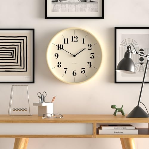 NEWGATE® Hopscotch wall clock, Light Plywood, HWD 40.5 x 40.5 x 4.5cm / 16.1 x 16.1 x 1.8in - Image 2