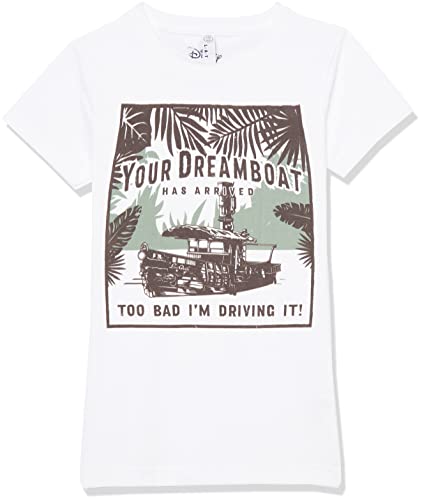 T-shirt Disney Dream Boat blanc idéal pour les vacances de votre fille