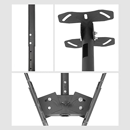 Support TV plafond double face télescopique orientable écran 32 à 55 pouces
