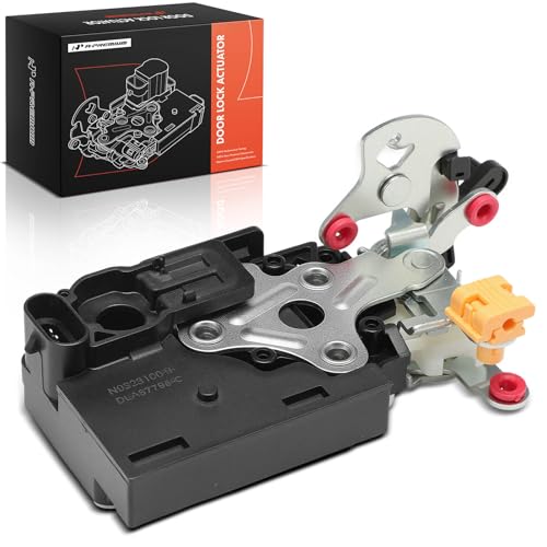 Image of A-Premium Front Right Side Hinged Door Latch Lock Actuator Without Power Lock Compatible with Chevrolet & GMC Vehicles - 2003-2021 Express 1500 2500 3500, Savana 1500 2500 3500, 4 Pins