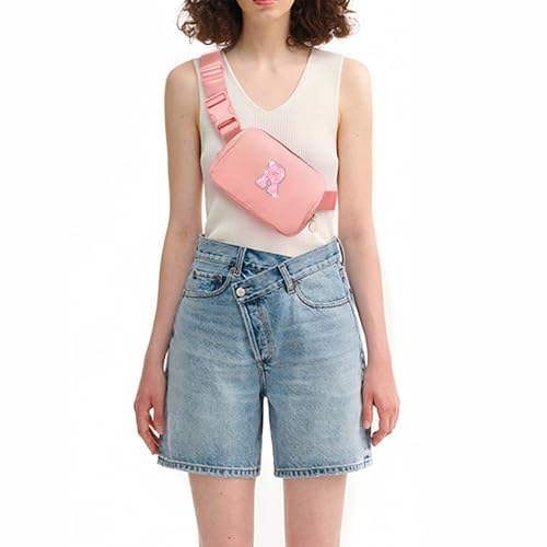 Image of Uygafly Gift for Teen Girls Kids Daughter Her - Birthday Gifts for 3 4 5 6 7 8 9 10 11 12 13 Year Old Girls,Fanny Pack Crossbody Bag Purse Belt Bag Cute Trendy Stuff | Peach,R