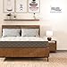 eXtreme comfort ltd Cooltouch Diamond Essential Grey Single Mattress 90x190cm, 18cm Deep Foam Free Open Coil Spring Mattress, Quilted Cover, Plush Comfort Support, UK Made Mattress in a Box