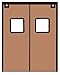 Chase Doors - PRO300S3084MBR - ABS Swinging Door, Medium Brown; Number of Doors: 1, 2 ft. 6W x 7 ft.H