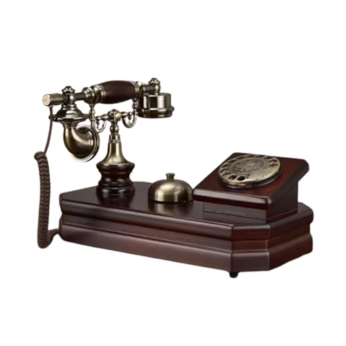 Téléphone fixe analogique pour décoration rétro classique de maison