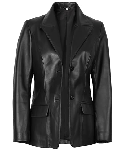 fjackets Leather Blazers Women - Real Lambskin Leather Coats For Women - Stylish Women Leather Jackets For Business & Casual2