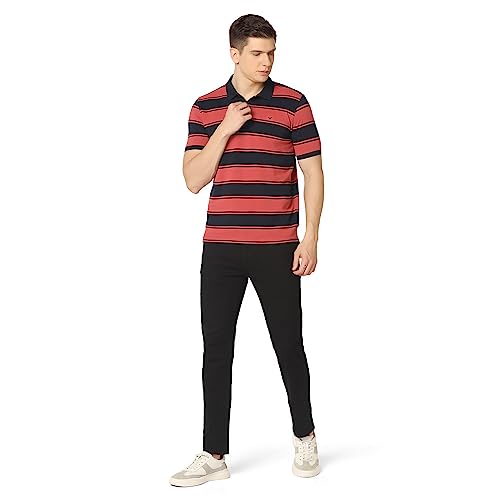 Image of Blackberrys Men's Striped Slim Fit T-Shirt