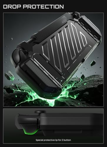 Image of SUPCASE Unicorn Beetle Pro Case for Nintendo Switch 2 2025, [Military-Grade Protection] [Joy Con Remove Friendly] Dockable Integrated Cover Accessories Compatible with Switch 2, Black
