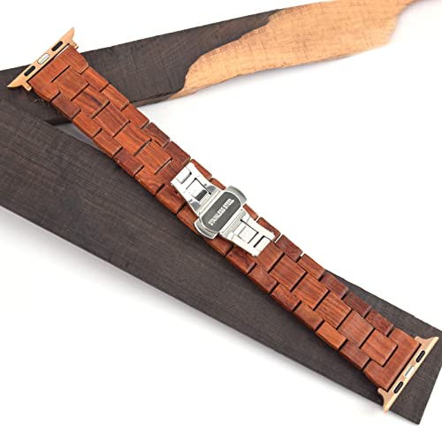 EdwardKwok Wooden Watch Band Red Sandalwood 42–49mm — view 5