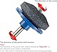 SUCANY Schärfer für Stumpfe Klingen Von Rasenmähern,Rasenmäher Messerschärfer,Mit Blade Balancer,Rasenmähermesser Schleifen Gartengeräte, Für Jede Elektrische Handbohrmaschine (3 + 1 Stück)