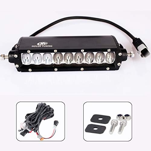 HOUSE TUNING LED Light Bar 6 inch 45W with Wiring Harness kit,Slim Off Road LED Bar for Trucks Atv Utv Motorcylce (45W…