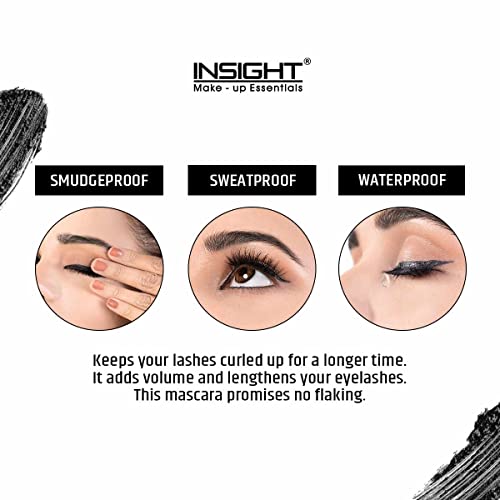 Insight Cosmetics Ultra Curl Perfect Mascara Curls Lashes, Highly Pigmented Colour, Long-lasting, Waterproof(MAS21) - Image 4