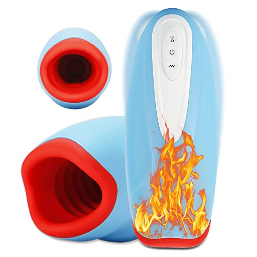 Trainer eléctrico de 10 frecuencias con función de calentamiento Silicona recargable impermeable