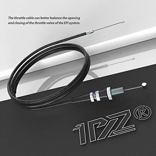 1Pz Ba5-T01 52 Inch Throttle Cable Replacement For Coleman Ct200U Trail 200 Mini Baja Mb165 Mb200 196Cc 200Cc 5.5Hp 6.5Hp Heat Warrior Motovox Mbx10 Mbx11 Mbx12 Kawasaki Klx110 Pit Dirt Bike #TOP5