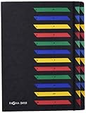 Pagna Deskorganizer Classic (Sammelmappe, 24 Fächer, A-Z) schwarz