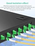 PNGKNYOCN LC APC Green Fiber Optic Coupler, LC APC żeńskie żeńskie przejściówki Duplex Single-Mode do paneli światłowodowych, szaf sieciowych i FTTH (12 pakietów)