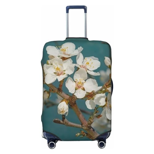 Almond Blossom Luggage Covers for Suitcase Tsa Approved, Spandex Elastic Suitcase Cover Protector Washable Anti-Scratch Travel Baggage Cover Fit 18-32 Inch Luggage