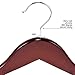 RoyalHanger Wood Hangers 20-Pack, Suit Hangers Coat Hanger Wooden Hangers for Pants Skirt Coat Trouser, Non-Slip, Walnut Finish