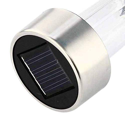 BAKAJI Set 10 Lampade da Giardino LED Ricarica