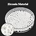 iKenta 1Kg Zirconia Grinding Balls, Zirconium Oxide Beads for Planetary Ball Mill, High-Purity Ultrafine Grinding Media for Lab and Industrial Grinding (2-3mm)