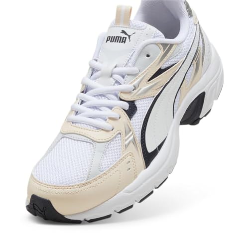 PUMA Women's Milenio Tech Shoes, Cool Light Vapor Gray-Silver, 9.54