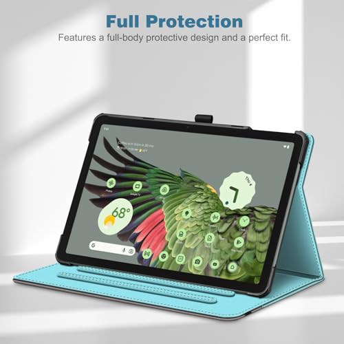 Protection Google Pixel Tablet 11 2023 turquoise support et porte-crayon - 7