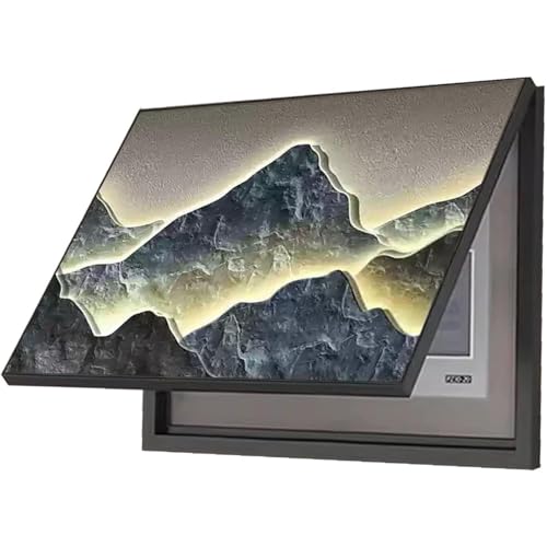 Painted Meter Cabinet Cover, Electricity Box Hanging Painting, Distribution Box Decorative Cover, Bathroom, Corridor, Modern Wall Accent