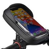 PRO BIKE TOOL Bike Phone Holder Bag - Compact and Durable Bike Bags - Versatile Bike Accessories for Men and Women - Lightweight, Functional, Secure and Adjustable - Black, Set of 1
