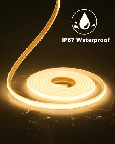Tira LED COB Aclorol 16.4FT 3000K Blanco Cálido miniatura 2