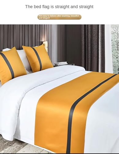 Couvre-lit de luxe en chenille marron pour lit double d'hôtel