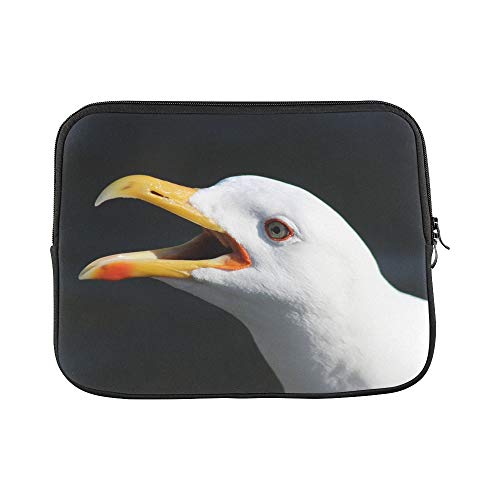 Design Custom Black Backed Gull Seagull Bird Waterfowl Gull Sea Sleeve Soft Laptop