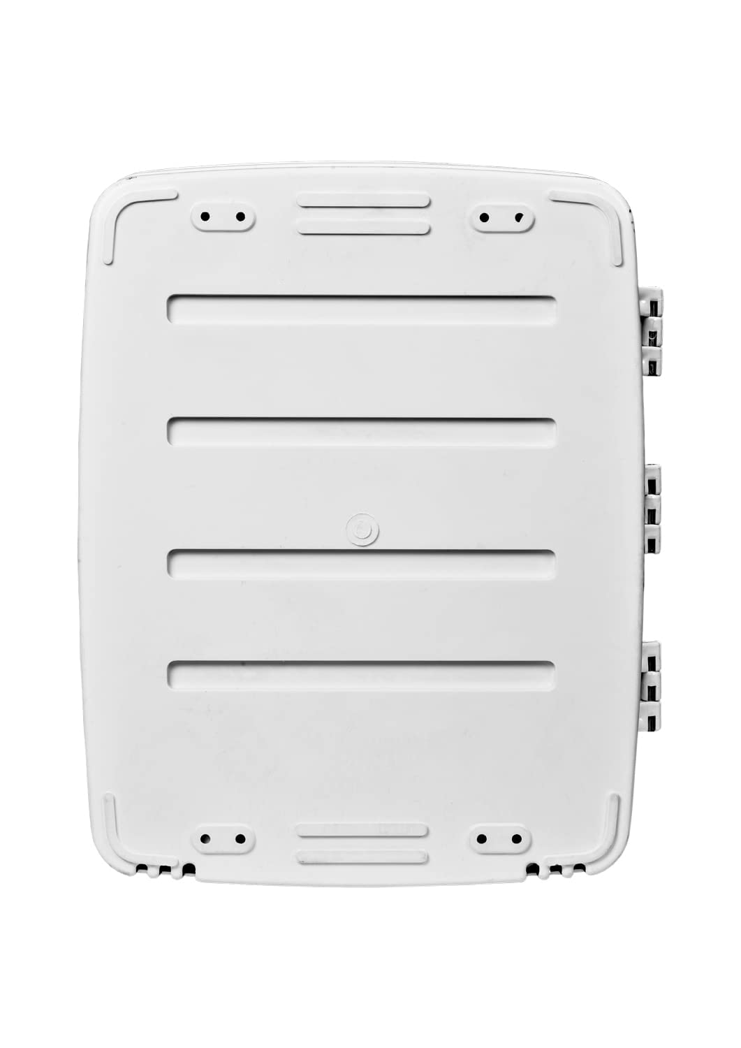 JASCOM® DVR Rack Junction Box For 4CH/8CH/16CH, DVR, NVR, PoE Switch (Indoor/Outdoor, IP65 Rated, Pack of 1) with ABS Plastic, PVC, Rubber Finish, Includes Screws and Fasteners for Rack Mounting 1