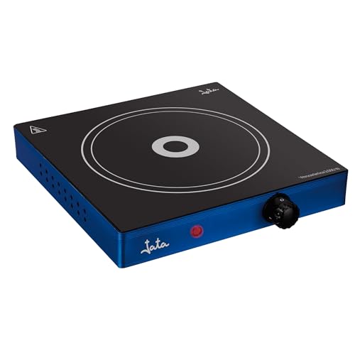 Jata V140 Cocina Eléctrica Vitrocerámica 1 Fuego con Una Placa de 18 cm Cuerpo Metálico...