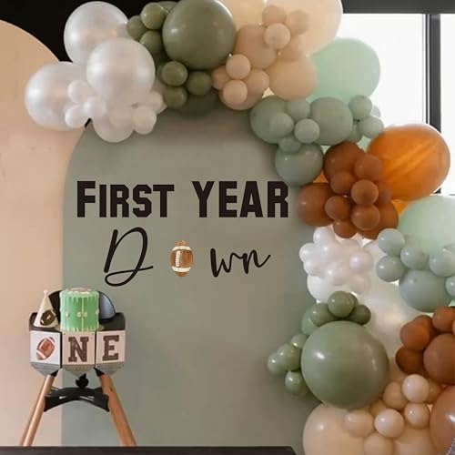 Decoración Vinilo Cumpleaños Primer Año Tema Fútbol miniatura 2