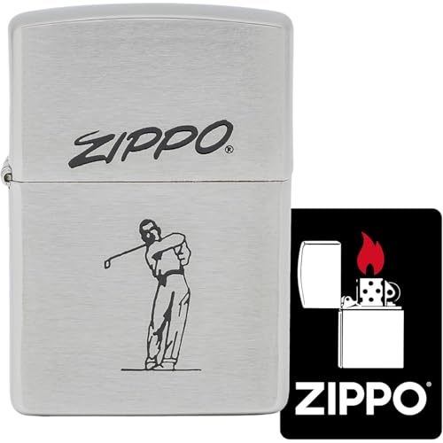 Encendedor Zippo Clásico Golf con Sticker