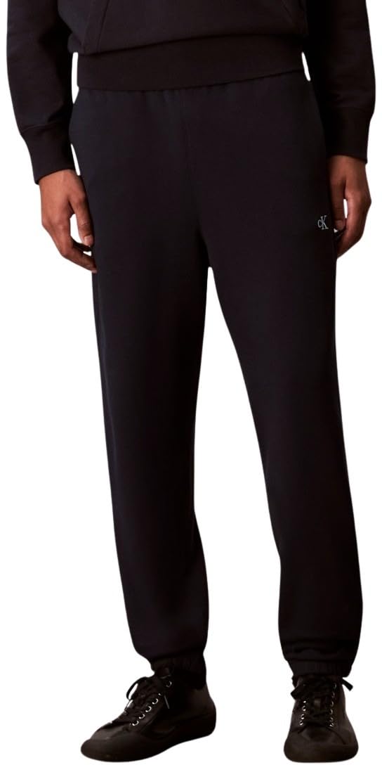 Calvin Klein Herren Jogginghose Terry Monogram mit Gesäßtasche
