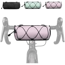 Bike Handlebar Bag for BMC Speedfox 03, Multiple Bicycle Front Bag, Waterproof Dual Zippers Storage Pouch for Road/Mountain Bikes, Bicycle Accessories,Light Purple