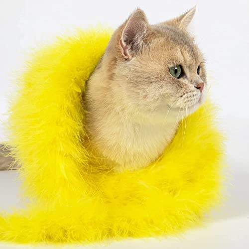 Tobeautypro Black Marabou Feather Boa 2 Yard, Black Boa For Crafts Wedding Dresses Decoration For Women, Halloween Costume Deocration, Black #TOP7