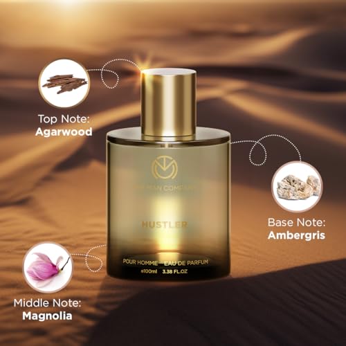 Image of The Man Company Hustler Citrus Perfume For Men - 100Ml | Premium Long-Lasting Fragrance Body Spray | Edp For Men (Eau De Parfum)