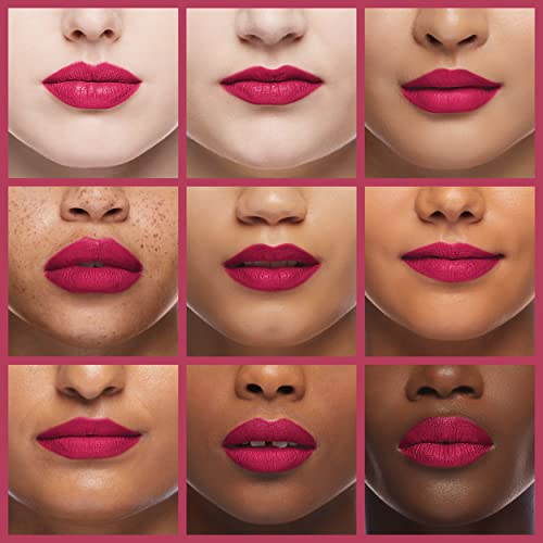 Image of wet n wild Mega Last Matte Lip Color, Semi Matte Hyaluronic Acid Infused, Long Lasting Full Coverage for a Nourishing Pout, Cruelty-Free & Vegan - Cherry Picking