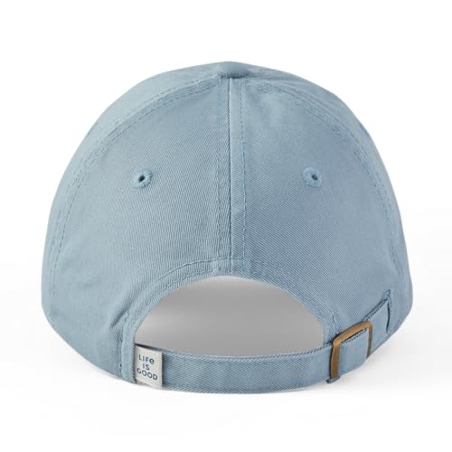 Image of Life is Good Adult Chill Baseball Cap, Low-Profile Adjustable Snap Back, Embroidered Hat for Men and Women